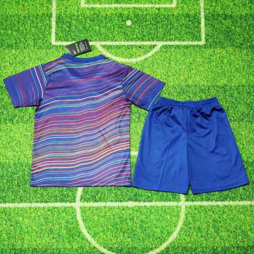 Kids Barcelona 25/26 Pre Match Jersey and Short Kit