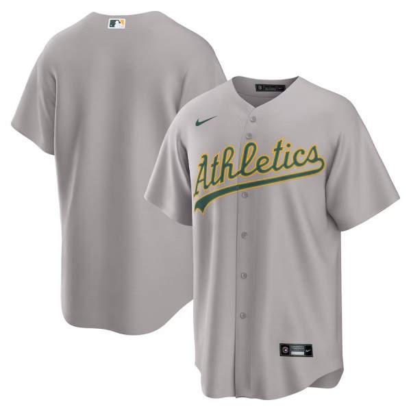 Men's Athletics Gray Road Replica Jersey