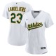 Women's Athletics Shea Langeliers White Home Replica Jersey