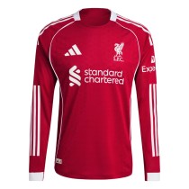 Player Version Liverpool 25/26 Home Long Sleeve Authentic Jersey