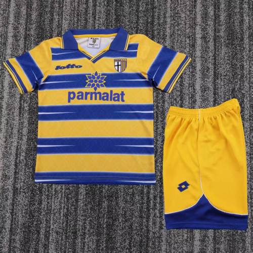 Kids Parma Calcio 1998/1999 Home Retro Kit