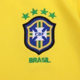 Kids Brazil 1998/2000 Home  Long Sleeve Retro Kit