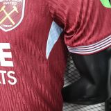 Player Version West Ham United 25/26 Home Authentic Jersey