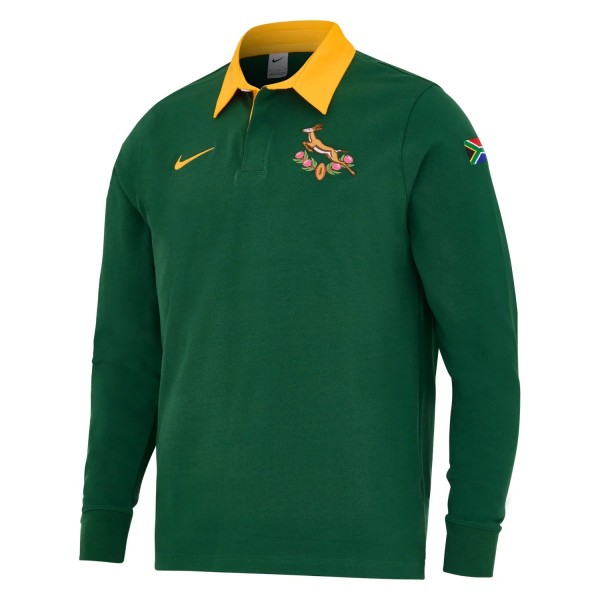 South Africa Springboks 2025 Men's Heritage Long Sleeve Jersey