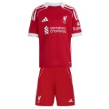 Kids Liverpool 25/26 Home Jersey and Short Kit