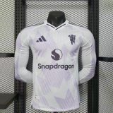 Player Version MUFC 25/26 Away Long Sleeve Authentic Jersey