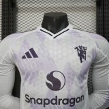Player Version MUFC 25/26 Away Long Sleeve Authentic Jersey