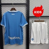 Kids SSC Napoli 25/26 Home Jersey and Short Kit