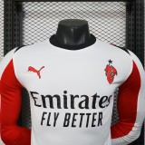Player Version AC Milan 25/26 Away Long Sleeve Authentic Jersey