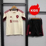 Kids Liverpool 25/26 Away Jersey and Short Kit