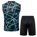 Inter Milan 25/26 Sleeveless Jersey and Shorts Set D25122 - PM