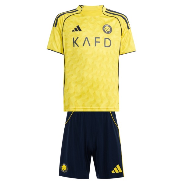 Kids Al-Nassr FC 25/26 Home Jersey and Short Kit