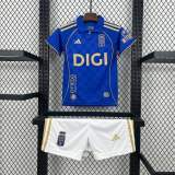 Kids Real Oviedo 25/26 Home Jersey and Short Kit