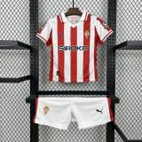 Kids Sporting Gijón 25/26 Home Jersey and Short Kit