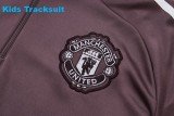 Kids MUFC 25/26 Half-Zip Training Sweatshirt and Pants Set E2589