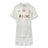 Kids SSC Napoli 25/26 Away Jersey and Short Kit