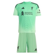 Kids Liverpool 25/26 Goalkeeper Jersey and Short Kit