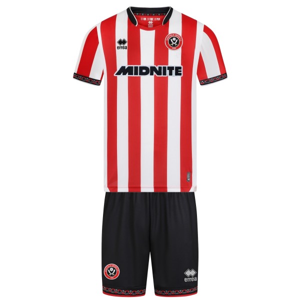Kids Sheffield United 25/26 Home Jersey and Short Kit