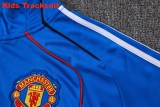 Kids MUFC 25/26 Retro Half-Zip Training Sweatshirt and Pants Set E25102