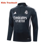 Kids Real Madrid 25/26 Half-Zip Training Sweatshirt and Pants Set E2594