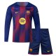 Barcelona 25/26 Home Long Sleeve Jersey and Short Kit