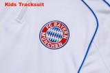 Kids Bayern Munich 25/26 Retro Half-Zip Training Sweatshirt and Pants Set E25109