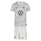 Kids VfL Wolfsburg 25/26 Away Jersey and Shorts Kit