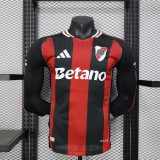 Player Version River Plate 25/26 Away Long Sleeve Authentic Jersey