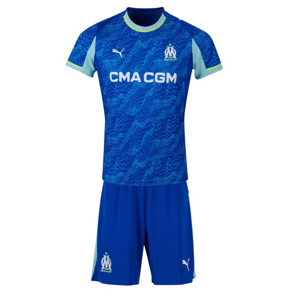 Kids Olympique Marseille 25/26 Third Jersey and Short Kit
