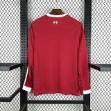 Thai Version Liverpool 25/26 Home Long Sleeve Jersey