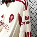 Thai Version Liverpool 25/26 Away Long Sleeve Jersey