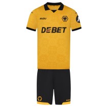 Kids Wolves 25/26 Home Jersey and Short Kit