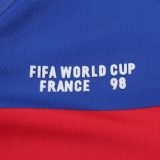 Kids France 1998 World Cup Home Long Sleeve Retro Kit