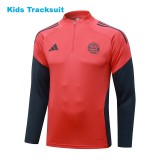 Kids Bayern Munich 25/26 Half-Zip Training Sweatshirt and Pants Set E25120