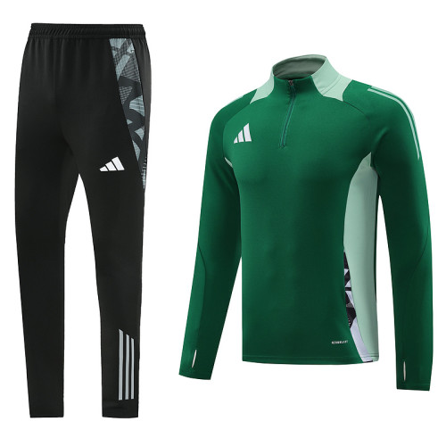 Men's 2025 Half-Zip Training Top and Pants Set AB07 - 3
