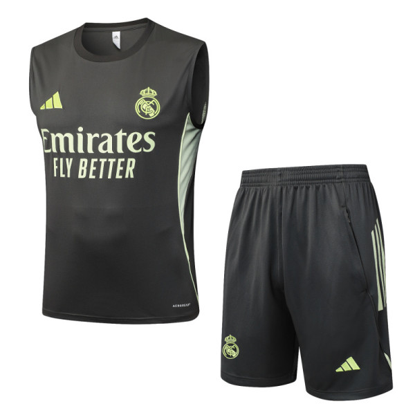 Real Madrid 25/26 Sleeveless Jersey and Shorts Set D25166