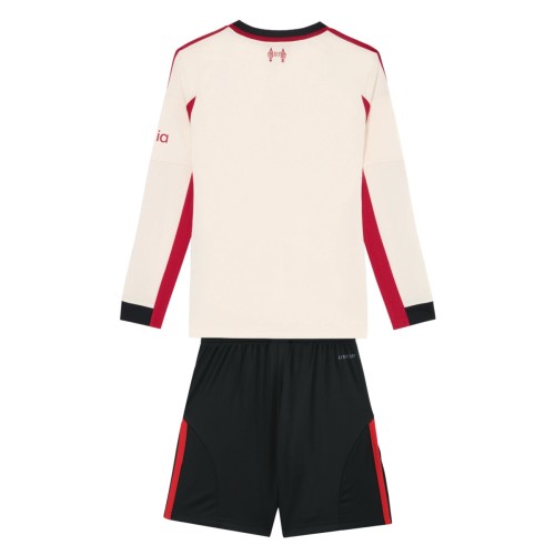 Kids Liverpool 25/26 Away Long Sleeve Kit