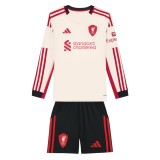 Kids Liverpool 25/26 Away Long Sleeve Kit