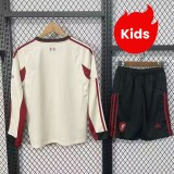Kids Liverpool 25/26 Away Long Sleeve Kit