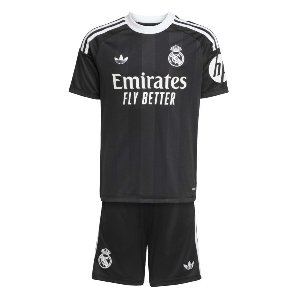 Kids Real Madrid 25/26 Goalkeeper Jersey and Short Kit