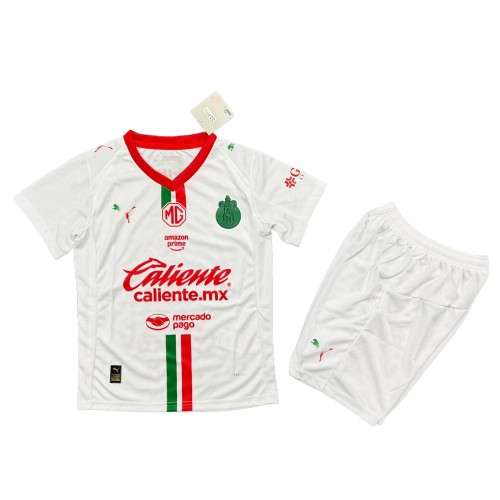 Kids Chivas 25/26 Away Jersey and Short Kit