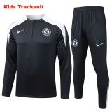 Kids Chelsea 25/26 Half-Zip Training Sweatshirt and Pants Set E25135