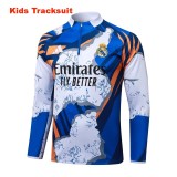 Kids Real Madrid 25/26 Half-Zip Training Sweatshirt and Pants Set E25129 - PM