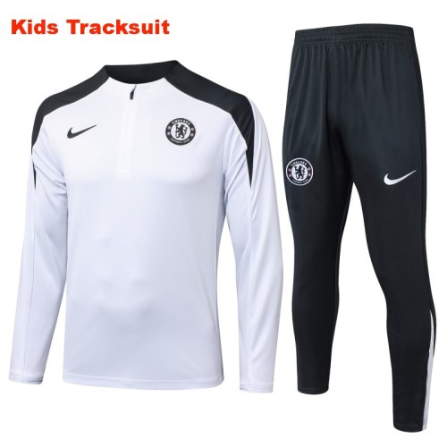 Kids Chelsea 25/26 Half-Zip Training Sweatshirt and Pants Set E25134