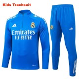 Kids Real Madrid 25/26 Half-Zip Training Sweatshirt and Pants Set E25128