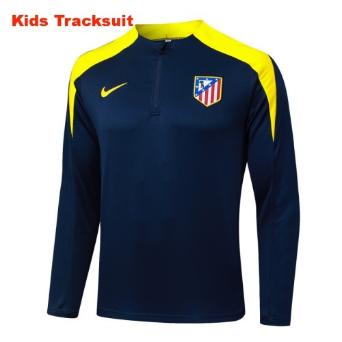 Kids Atlético de Madrid 25/26 Half-Zip Training Sweatshirt and Pants Set E25138