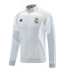 Real Madrid 25/26 Full-Zip Team Track Jacket - Light Gray