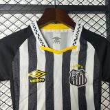 Kids Santos 25/26 Away Jersey and Short Kit