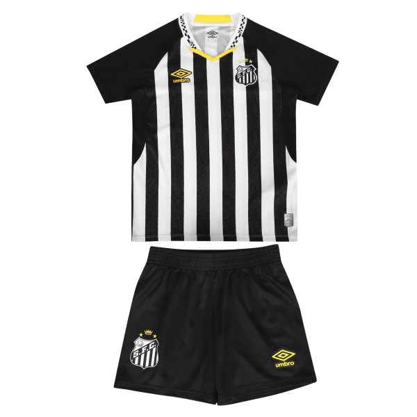Kids Santos 25/26 Away Jersey and Short Kit