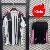Kids Juventus 25/26 Home Jersey and Short Kit